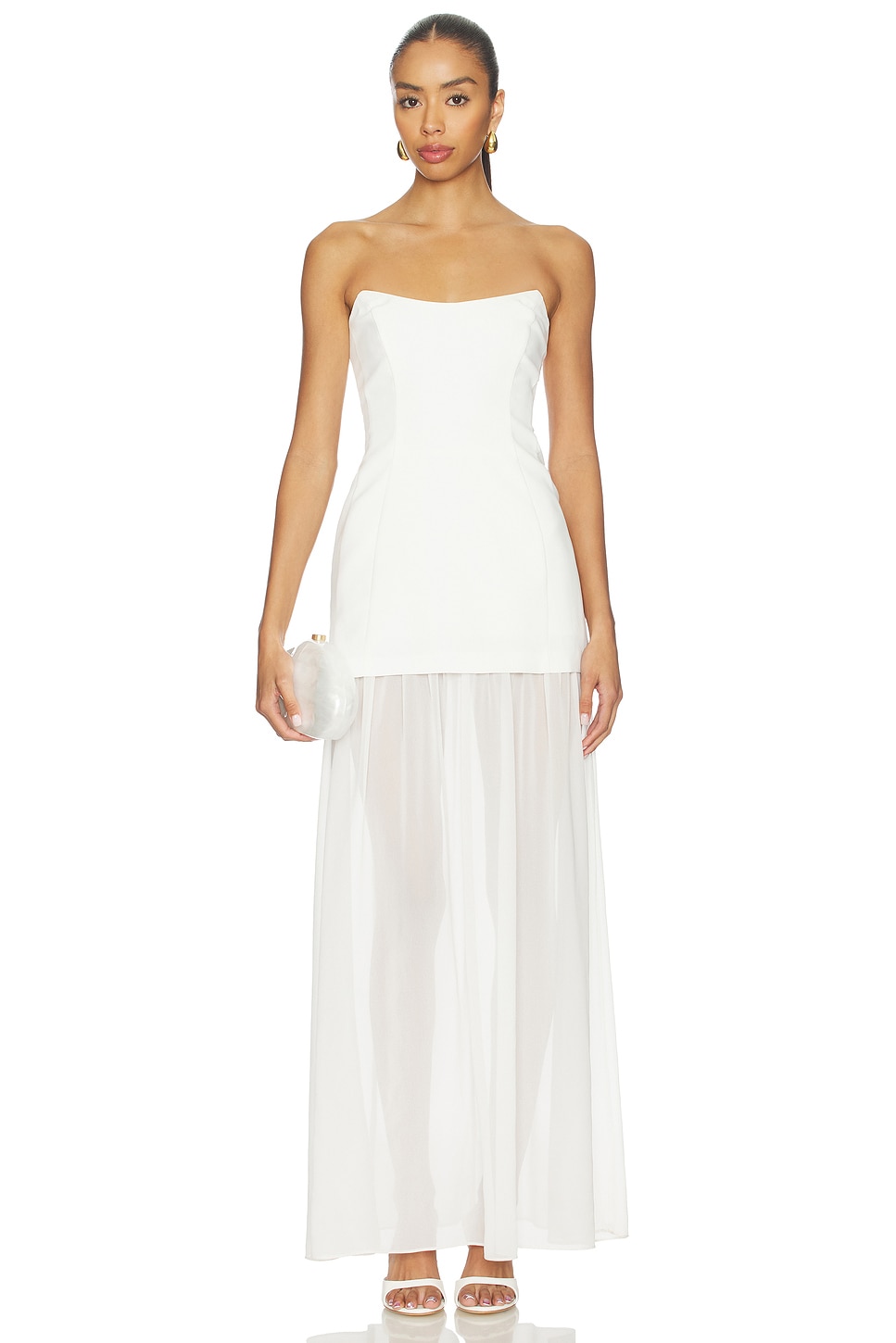 Amanda Uprichard CHRISTY ドレス - Ivory | REVOLVE