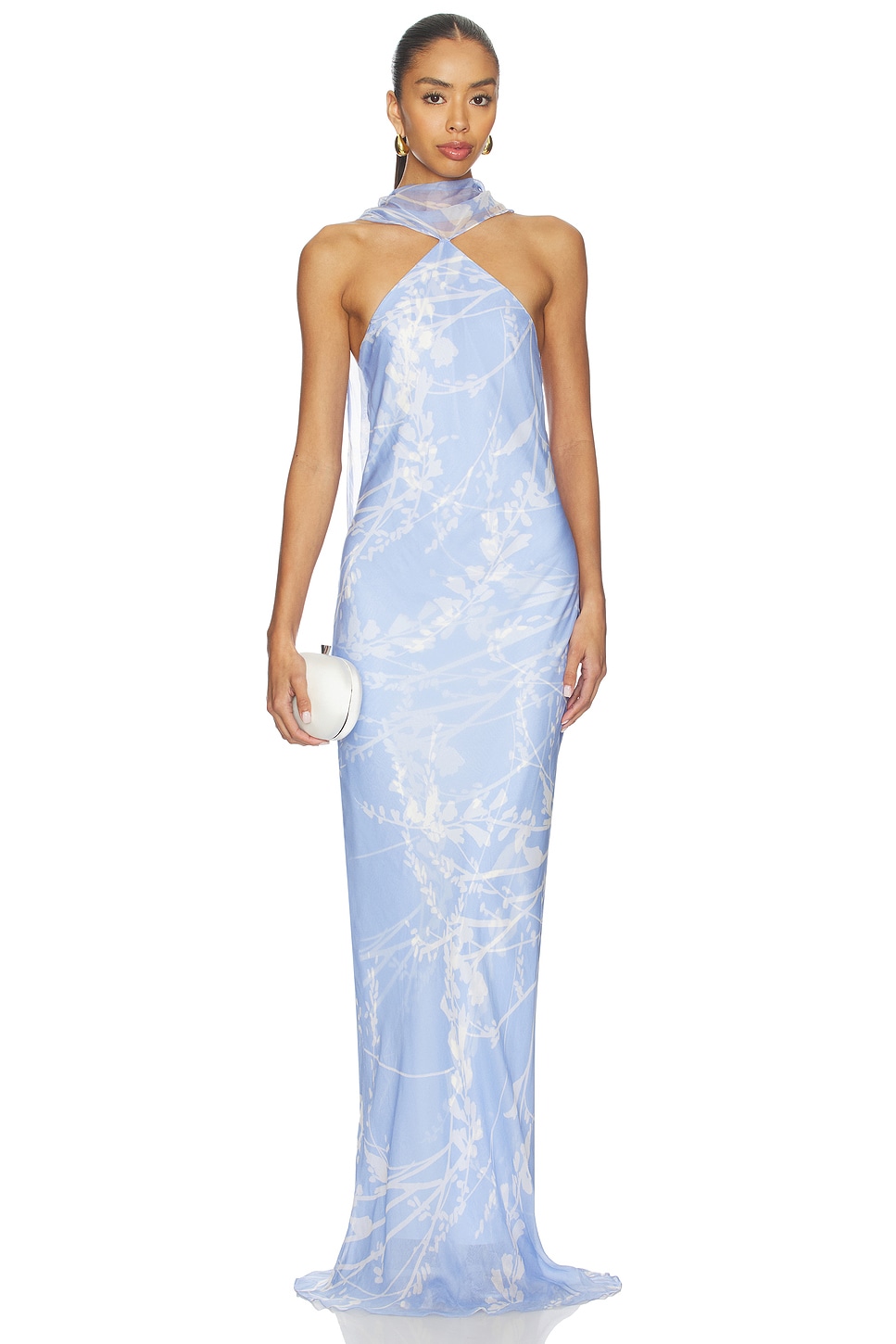 Amanda Uprichard Ashton Maxi Dress in English Lavender | REVOLVE