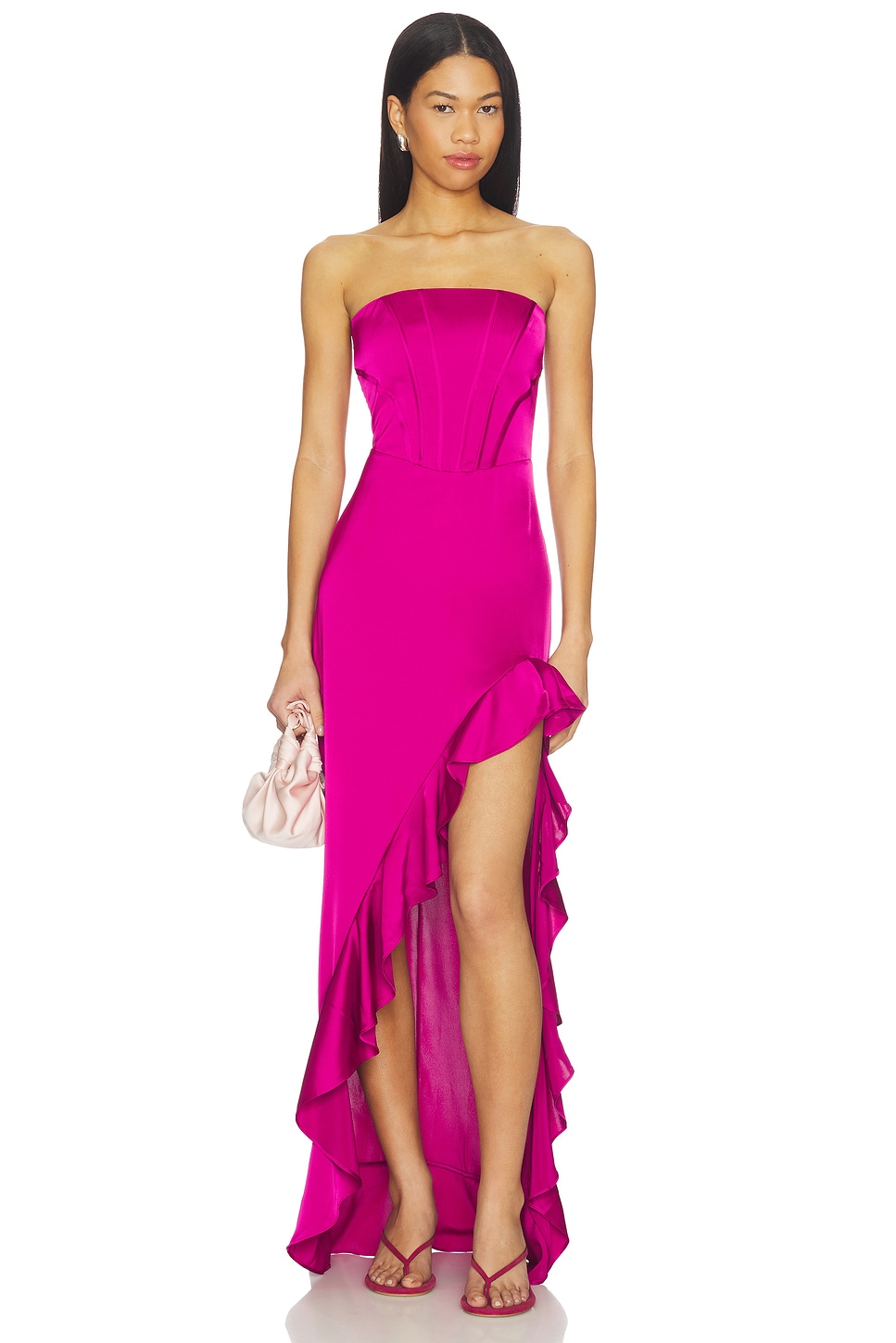 chinese dress ladies Magnolia Maxi in Cornsilk | Silk Formal Maxi Dress