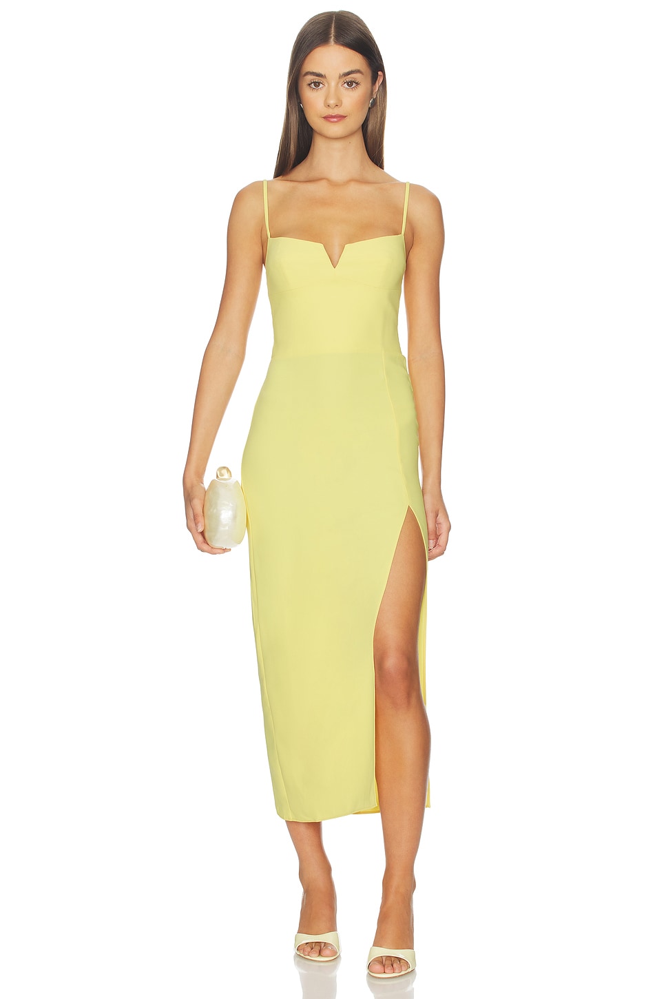 purple one shoulder dress Luli One-Shoulder Cut-Out Maxi Dress Lilac