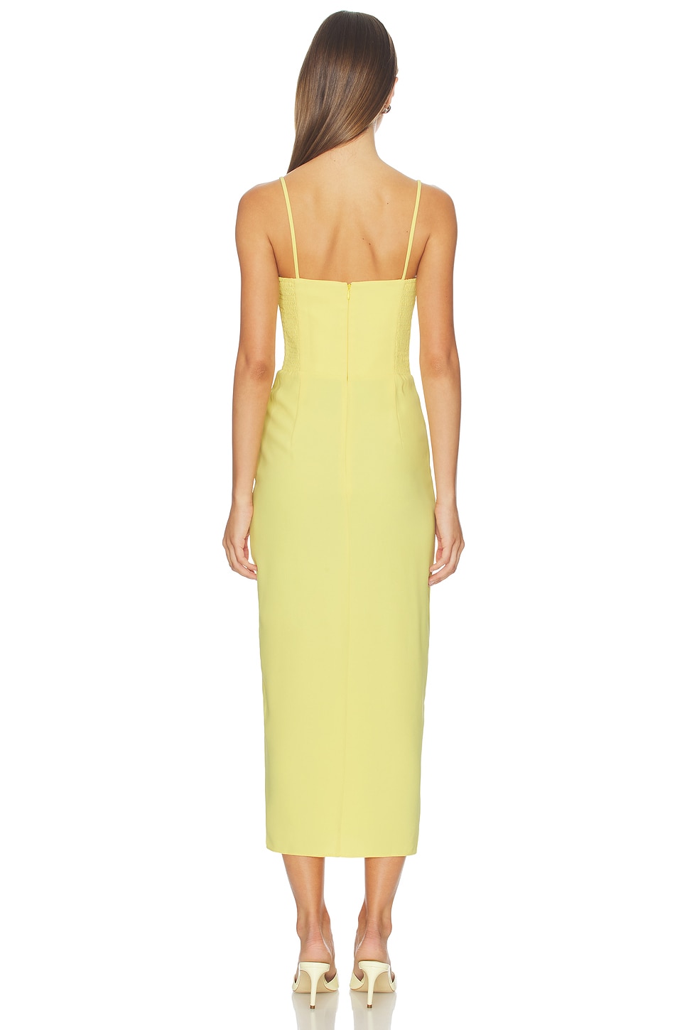 lyra midi dress Lyra Linen Midi Dress