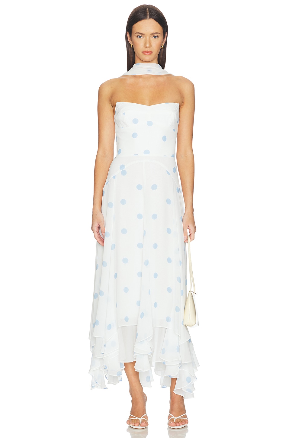 Amanda Uprichard - Monterey Dress With Scarf | Plush