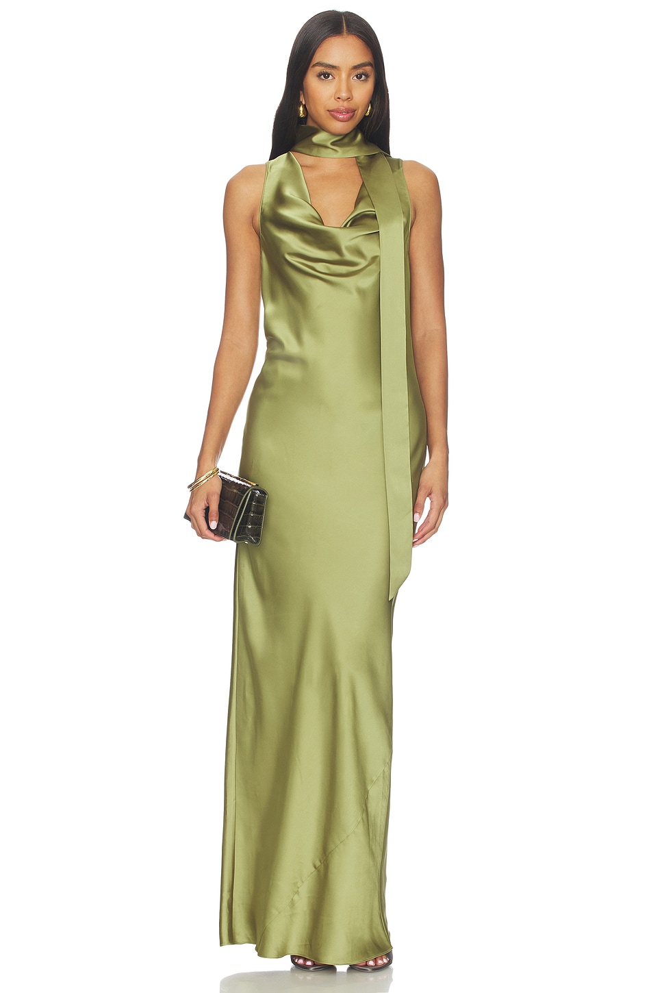 amanda uprichard green dress Arely - Dark Style Details Amanda Uprichard Samba Gown, RRP: