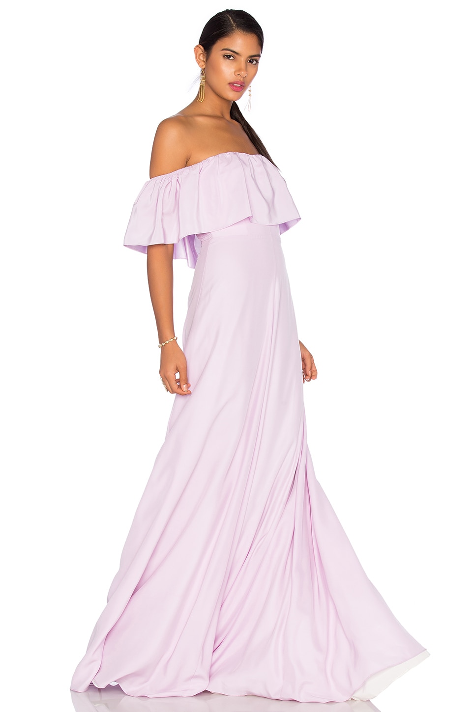 Amanda Uprichard Delilah Maxi Dress in Lilac REVOLVE