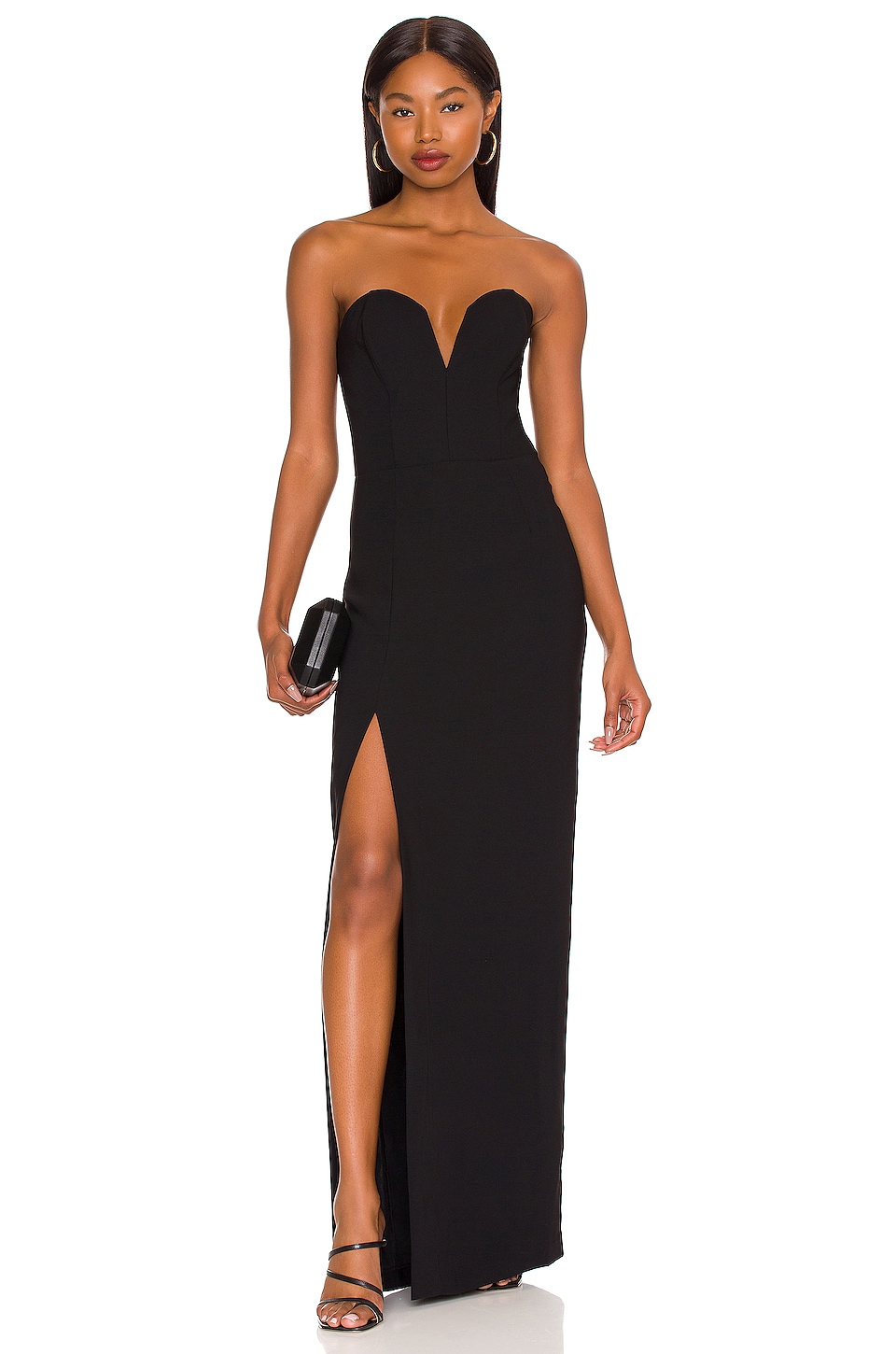 Amanda Uprichard Cherri Gown in Black ...