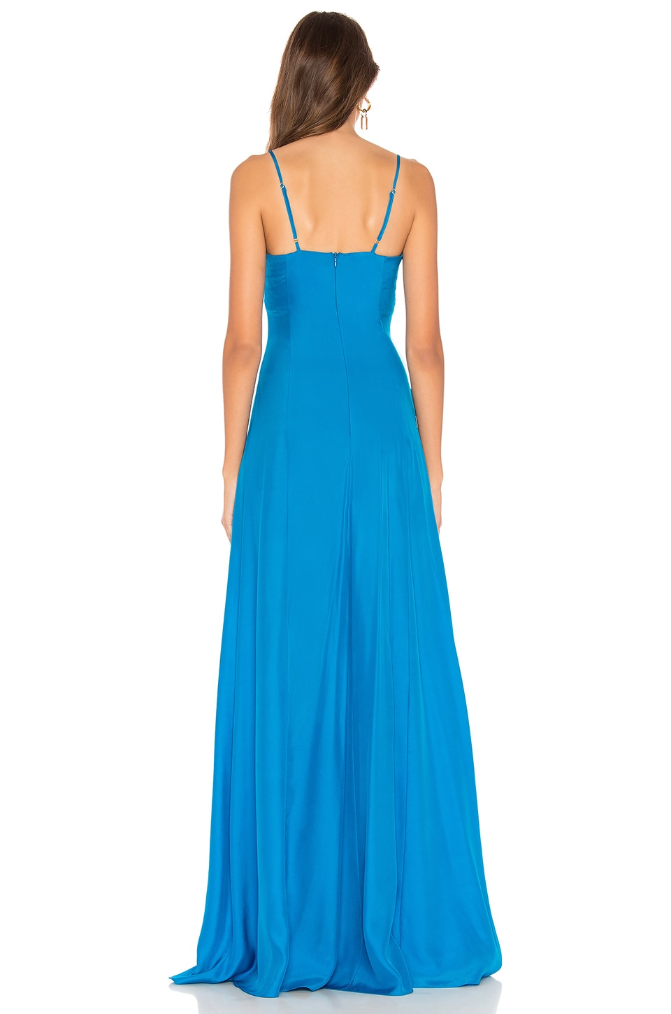 Amanda Uprichard Channing Gown in Electric Teal | REVOLVE