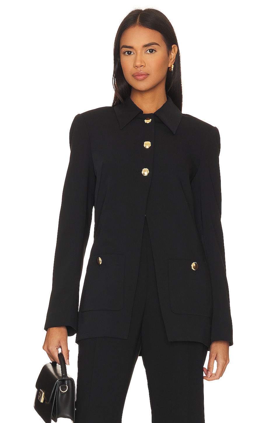 Amanda Uprichard Bonds Jacket in Black | REVOLVE