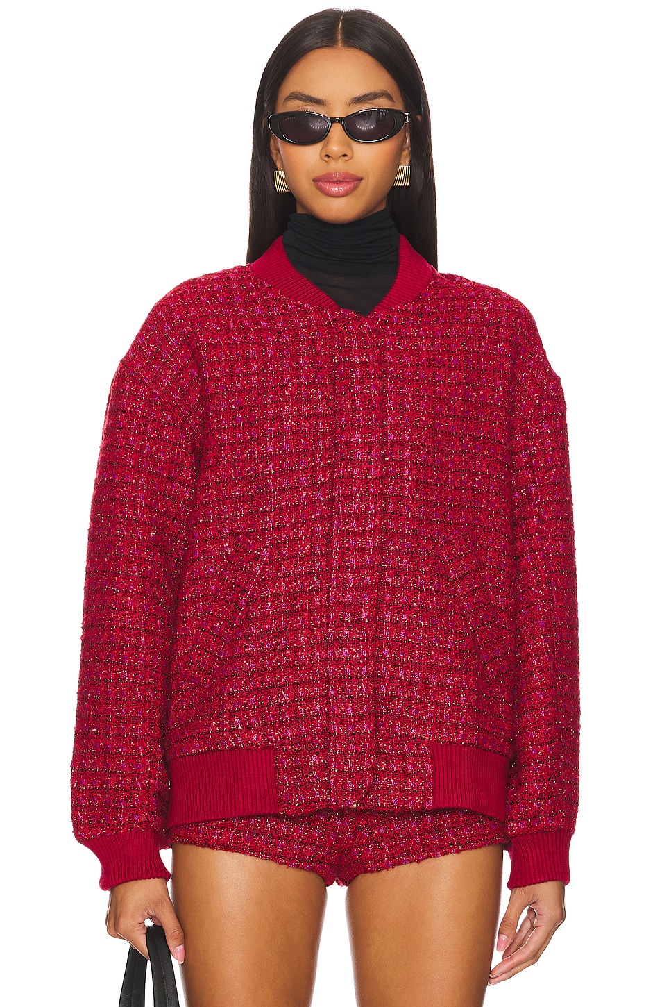 Amanda Uprichard Vero Bomber Jacket thumbnail