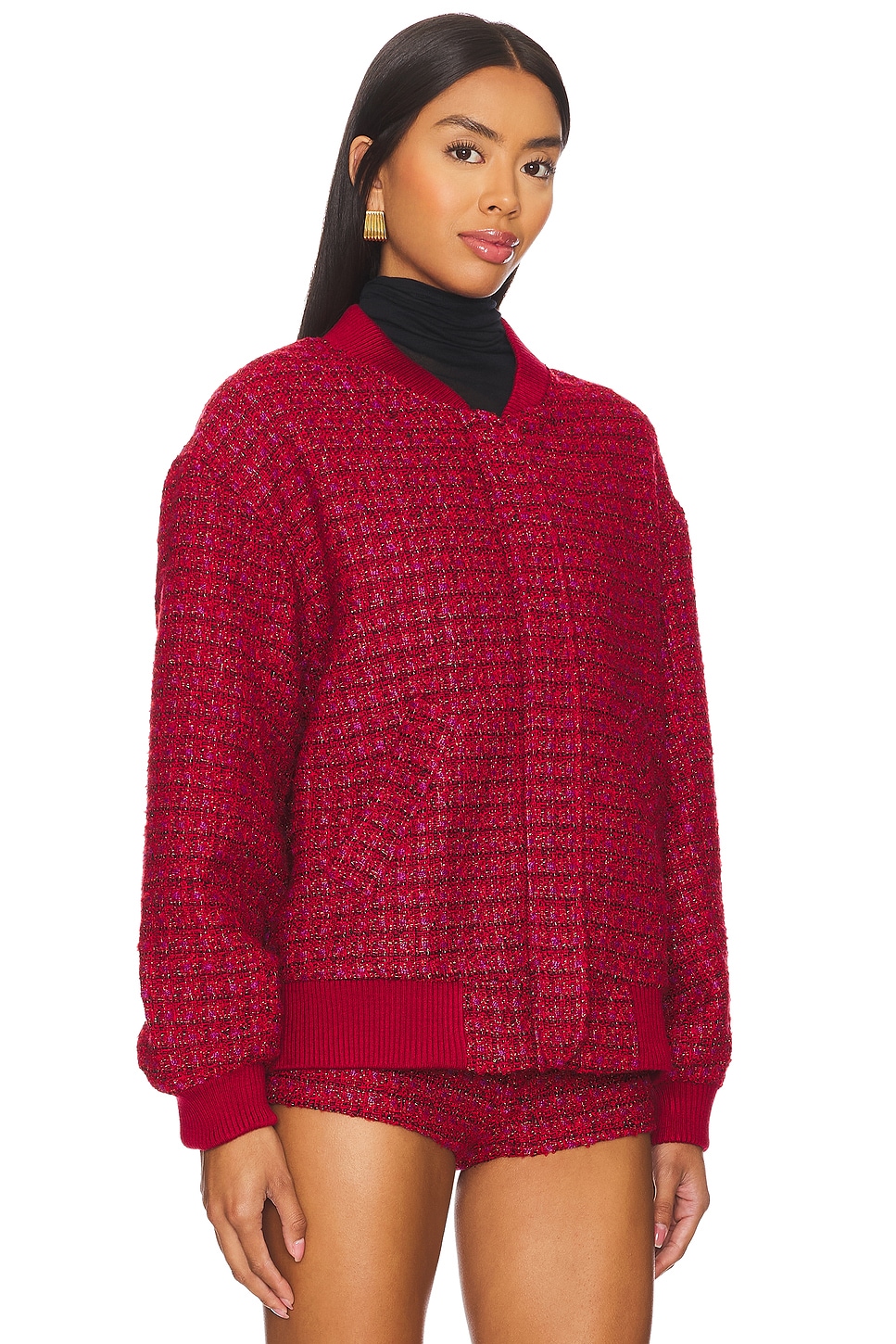 Amanda Uprichard Vero Bomber Jacket thumbnail