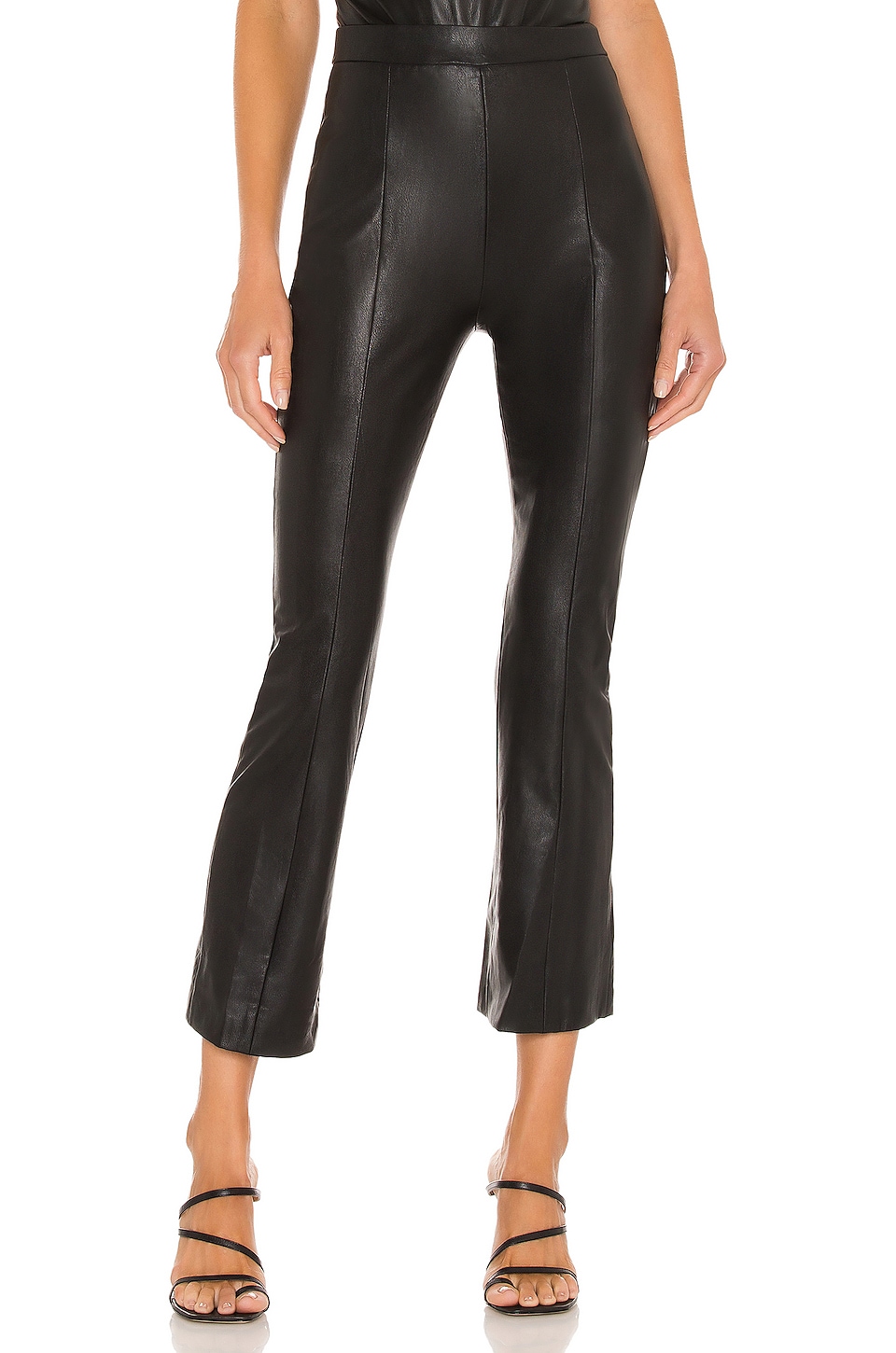 Amanda Uprichard x REVOLVE Lorna Leather Pants in Cream Leather | REVOLVE
