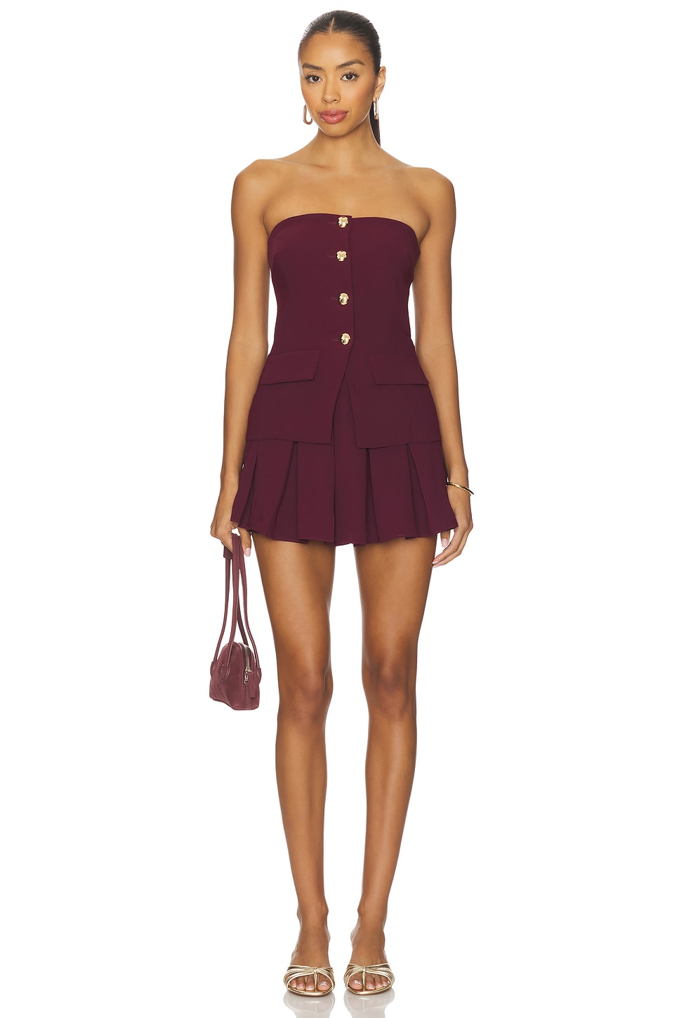 x REVOLVE Kourt Skort Romper