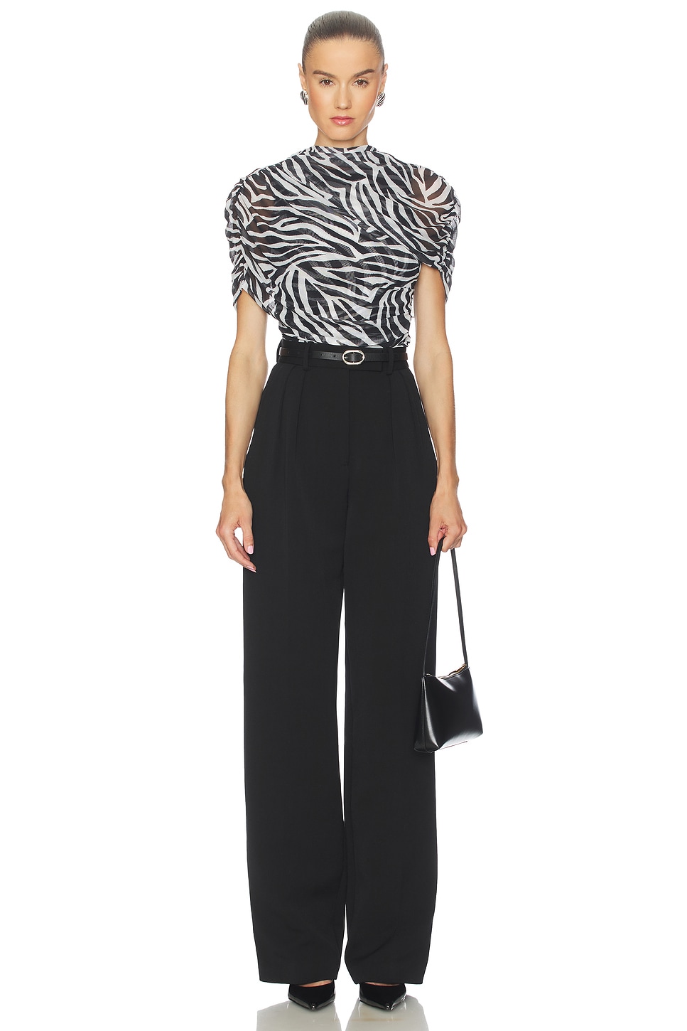 Amanda Uprichard x REVOLVE Evianna Top in Black & Ivory | REVOLVE