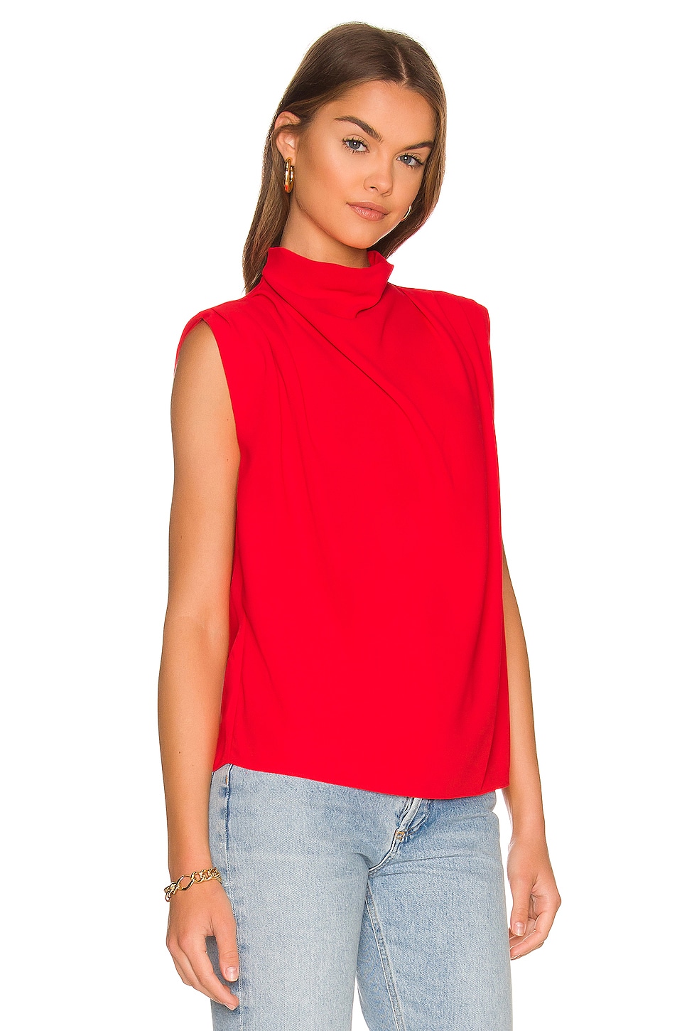 Amanda Uprichard x REVOLVE Sleeveless Fabienne Top in Crimson