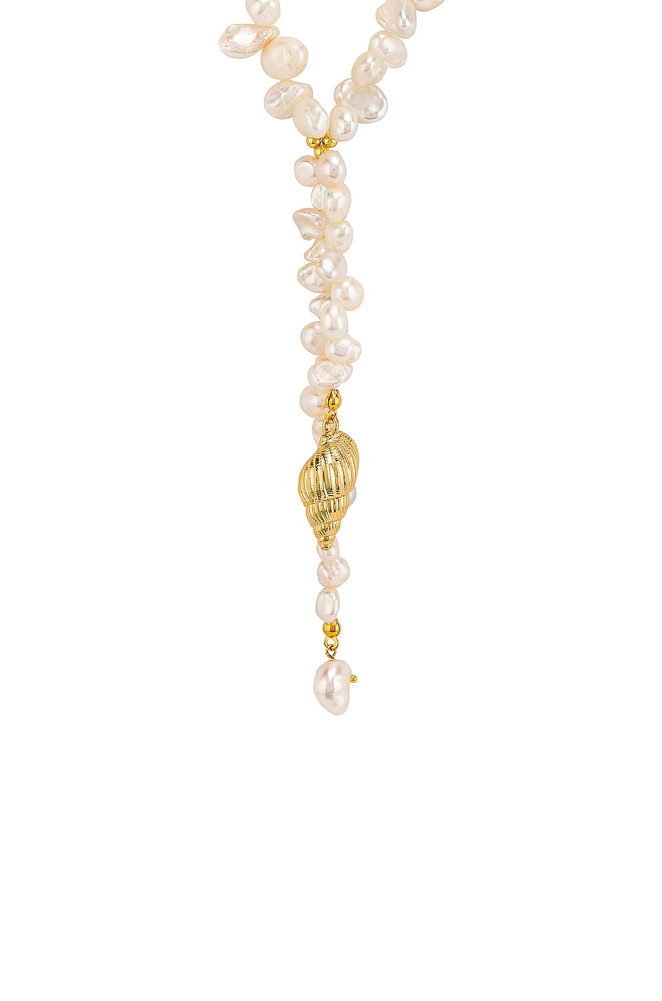 AMBER SCEATS AMBER SCEATS TULLY NECKLACE IN METALLIC GOLD.,AMBE-WL133