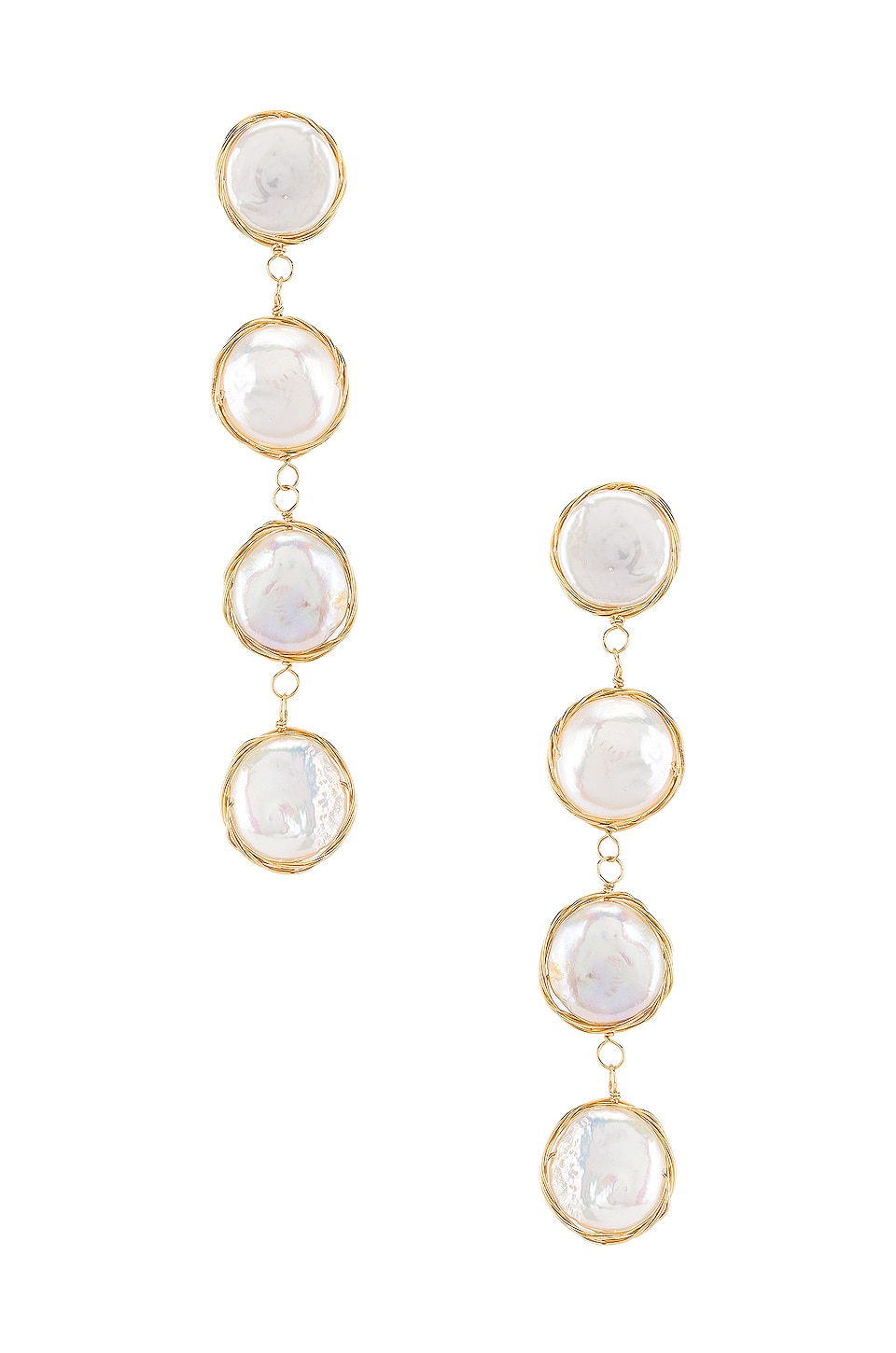 Amber Sceats Rylee Earrings in Gold | REVOLVE