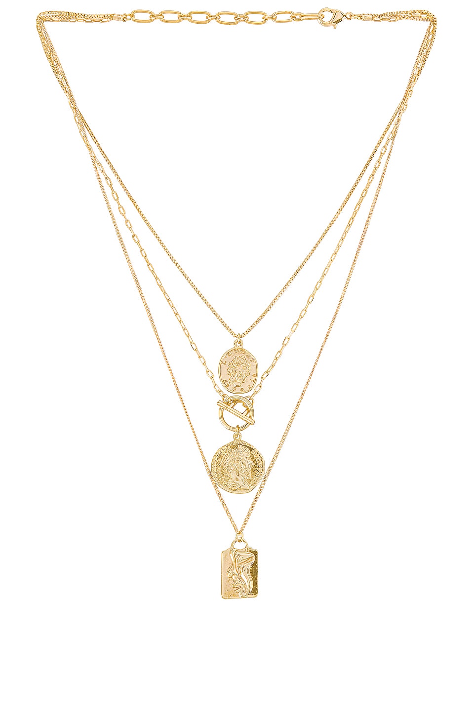 revolve coin necklace