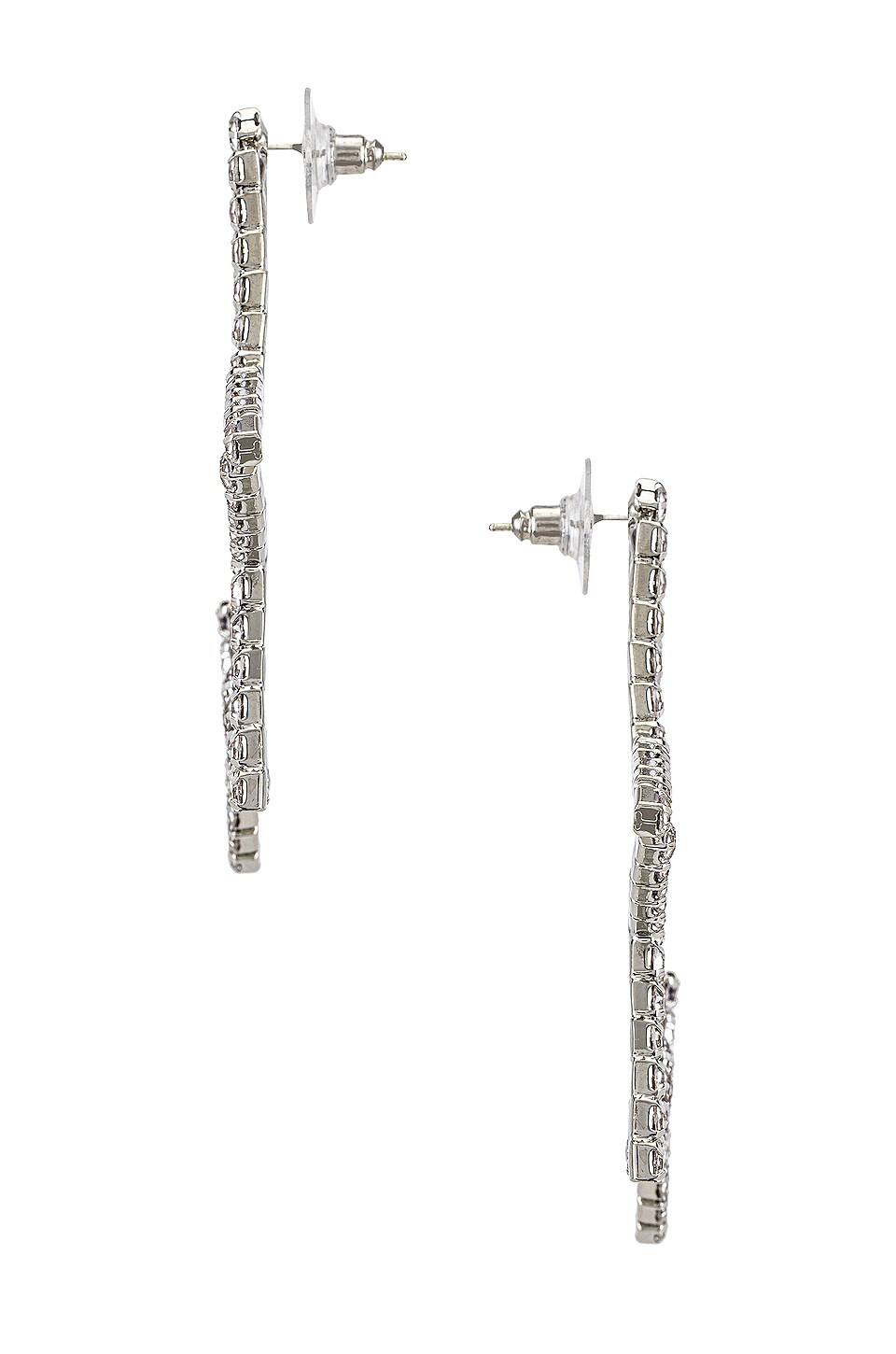 Amber Sceats Diamond Star Earring in Silver