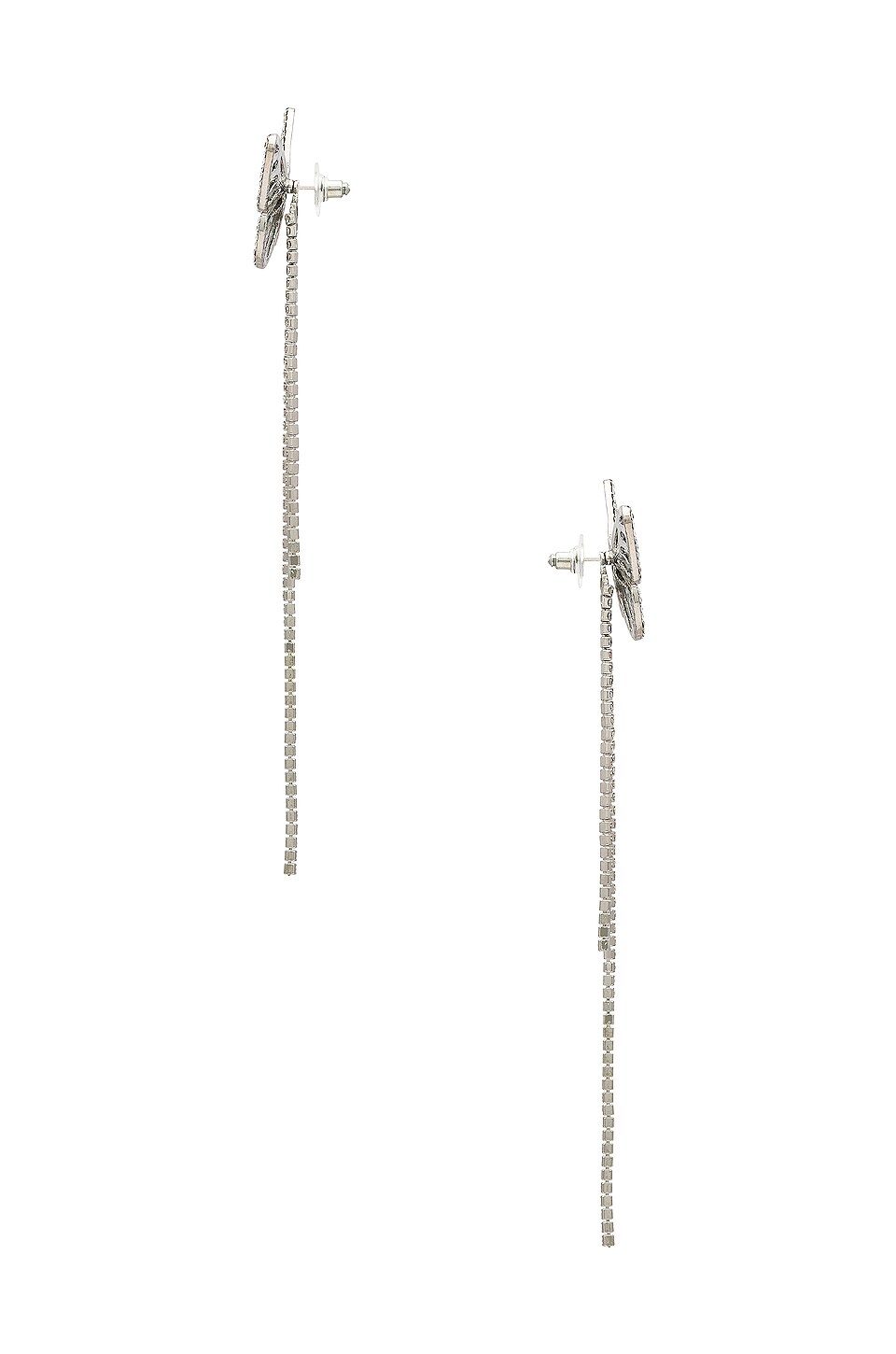 Amber Sceats x REVOLVE Butterfly Fly Drop Earrings in Silver