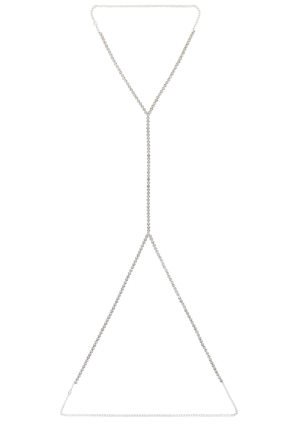 Amber Sceats x REVOLVE Follow Me Down Bodychain in Silver