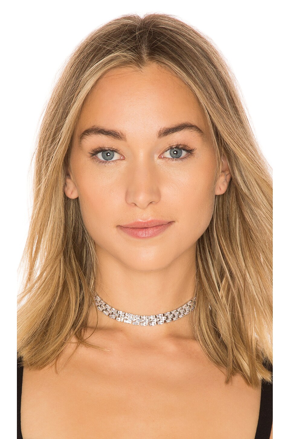 Amber Sceats Isla Choker in Silver 