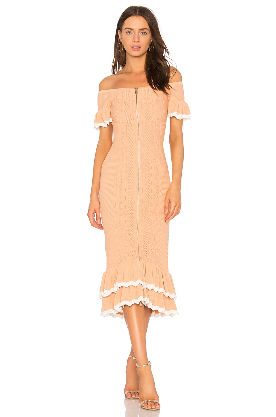 alice mccall peach dress