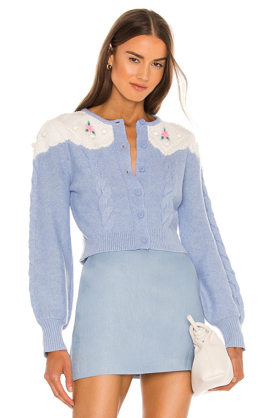 Alice McCall Day By Day Sweater Powder Blue