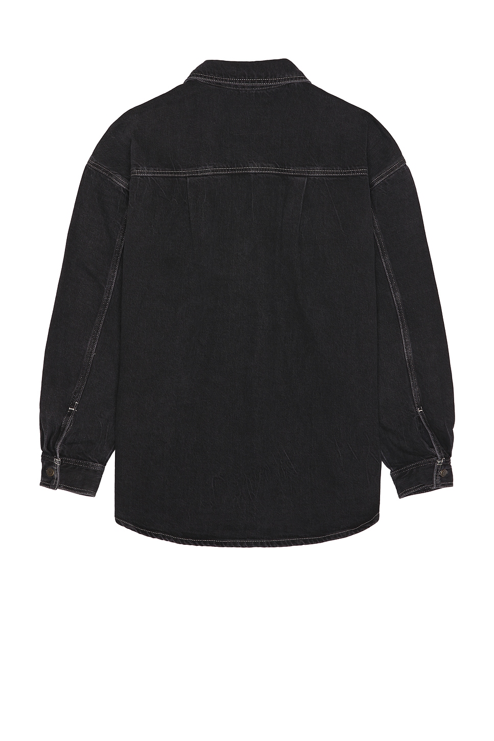 Yopday-b Long Sleeve Denim Shirt - Thumbnail 2