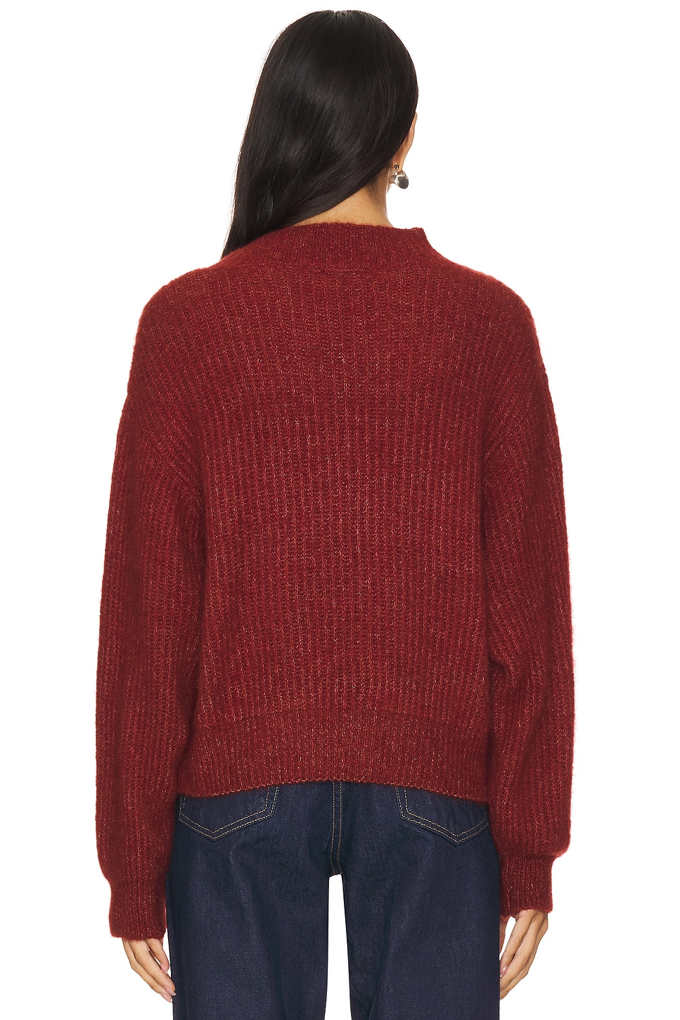 East Mock Neck Pullover - Thumbnail 3