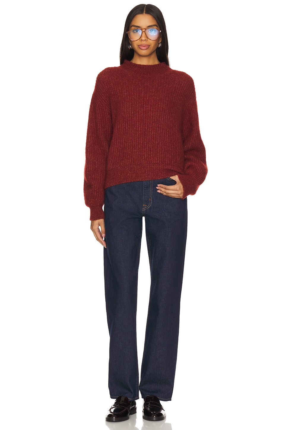 East Mock Neck Pullover - Thumbnail 4
