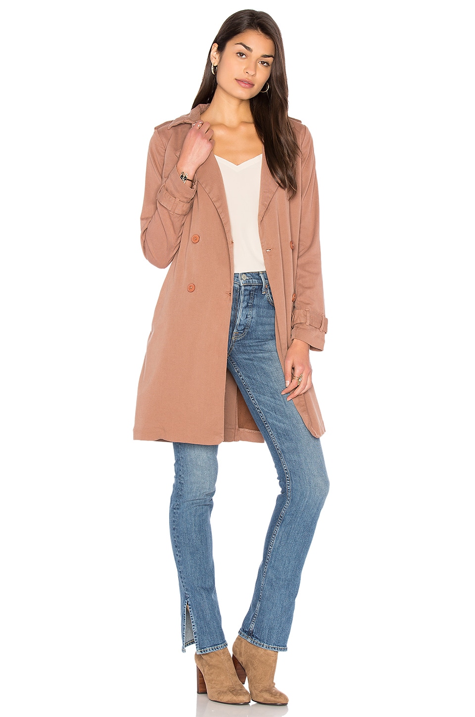 American Vintage Starland Trench in Nut | REVOLVE