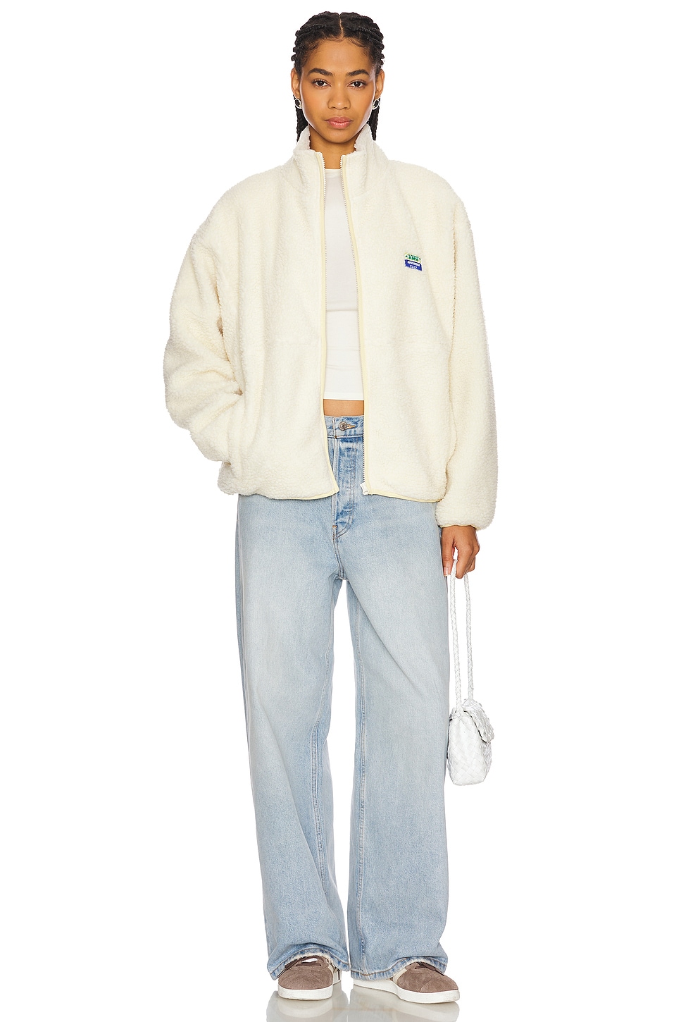 American Vintage Sherpa Jacket in Ecru | REVOLVE