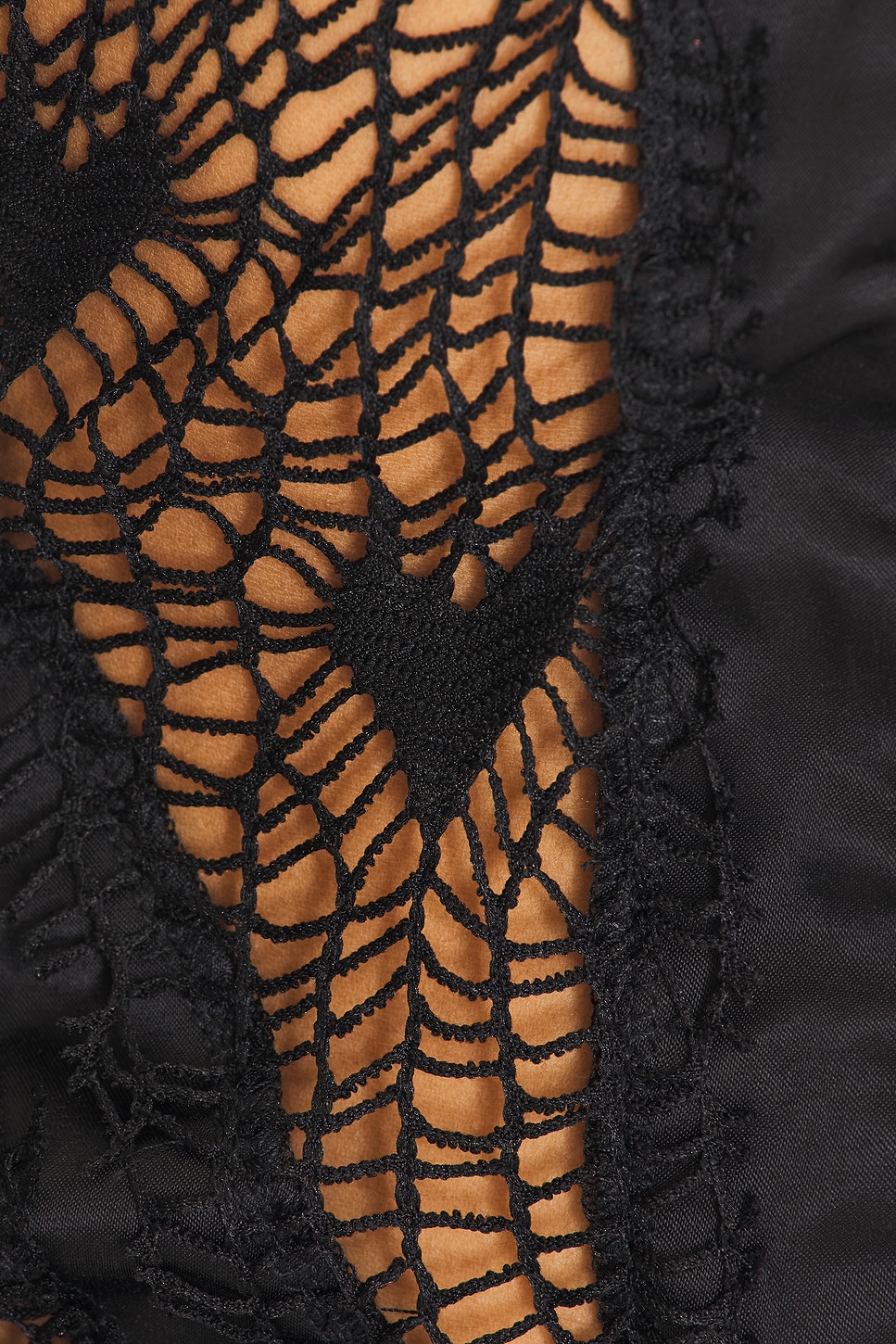 AMOR MIA Heart Lace Mini Dress in Black | REVOLVE