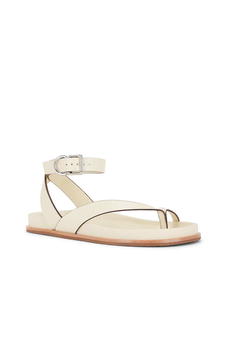 A'mmonde Atelier Agatha Ankle Strap in Ivory