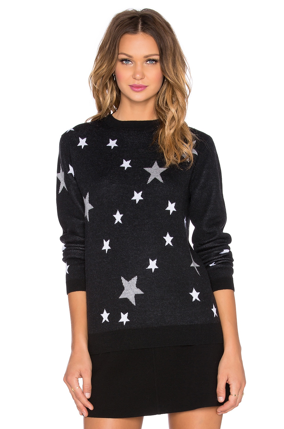 amour vert Celeste Sweater in Black | REVOLVE