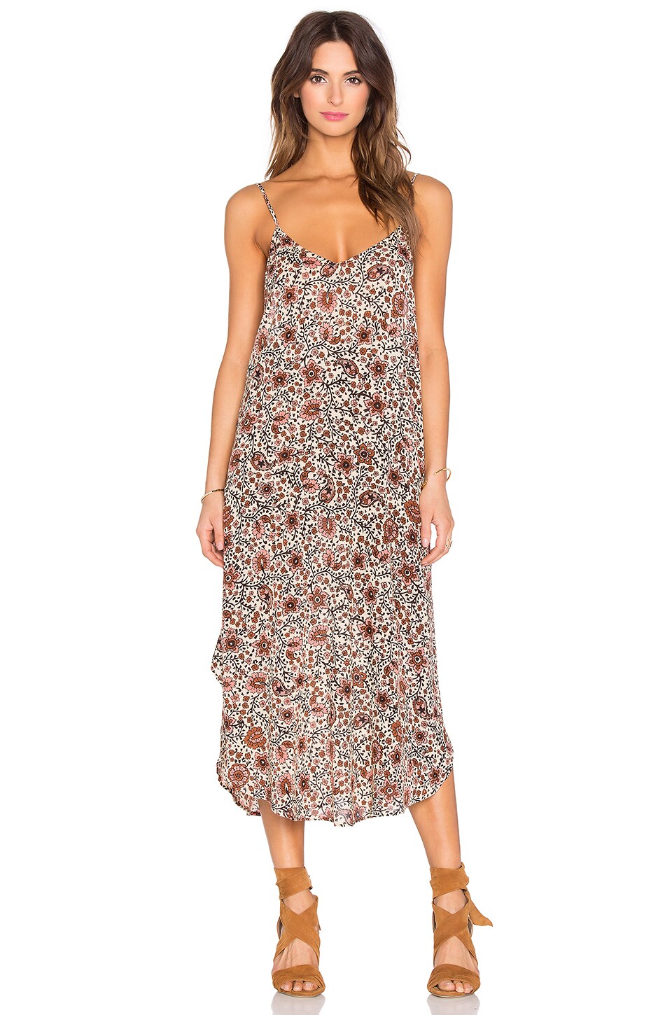 AMUSE SOCIETY Adelaide Dress in Peach