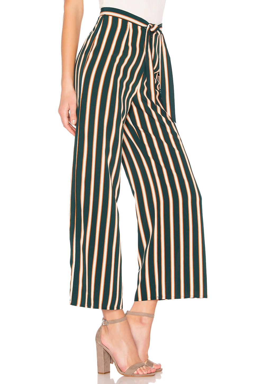AMUSE SOCIETY Earn Your Stripes Pant in Emerald | REVOLVE