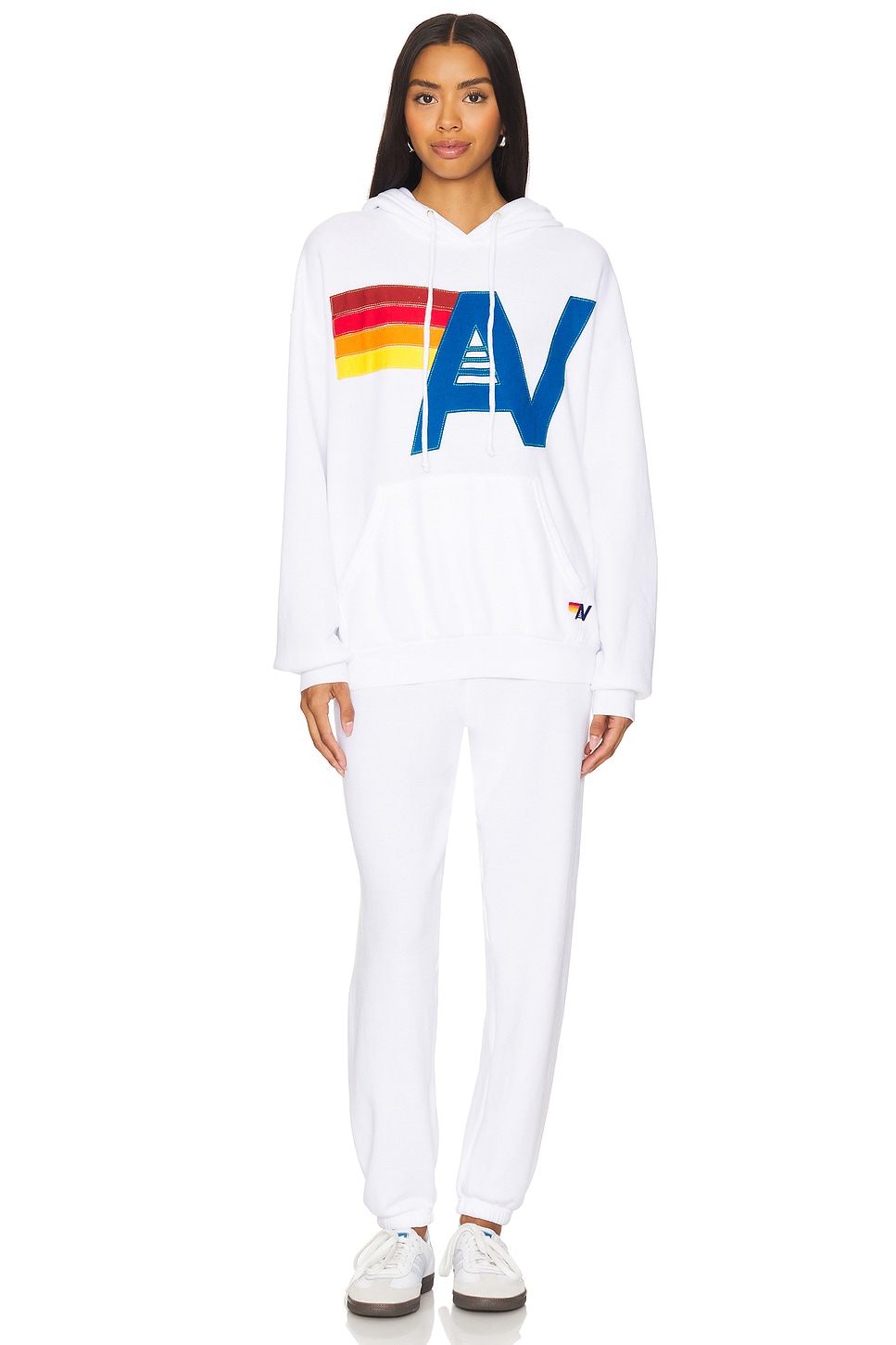 Aviator Nation Logo Stitch Pullover Hoodie