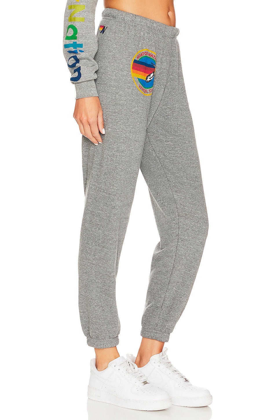 grey aviator nation sweatpants