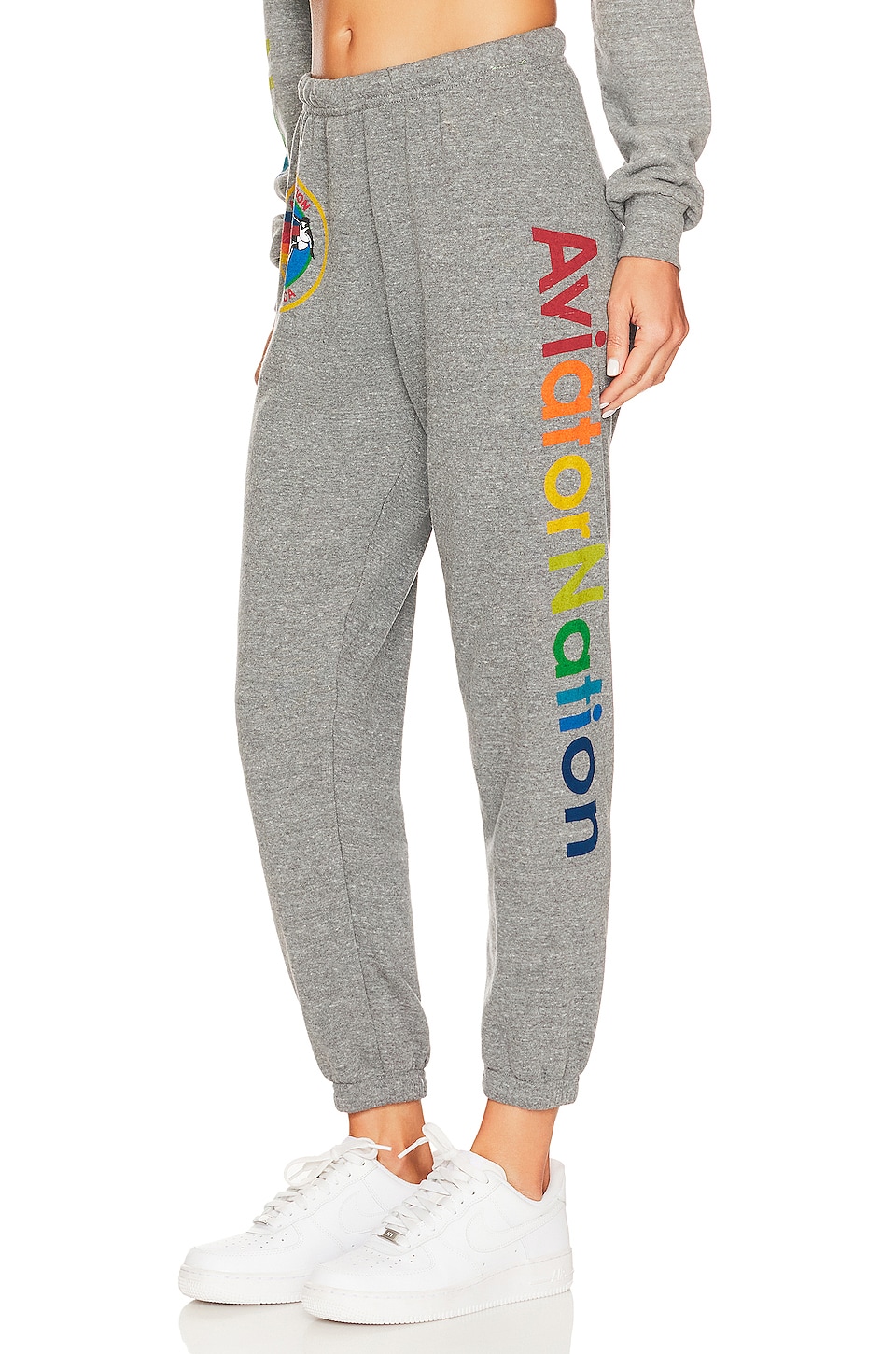 grey aviator nation sweatpants