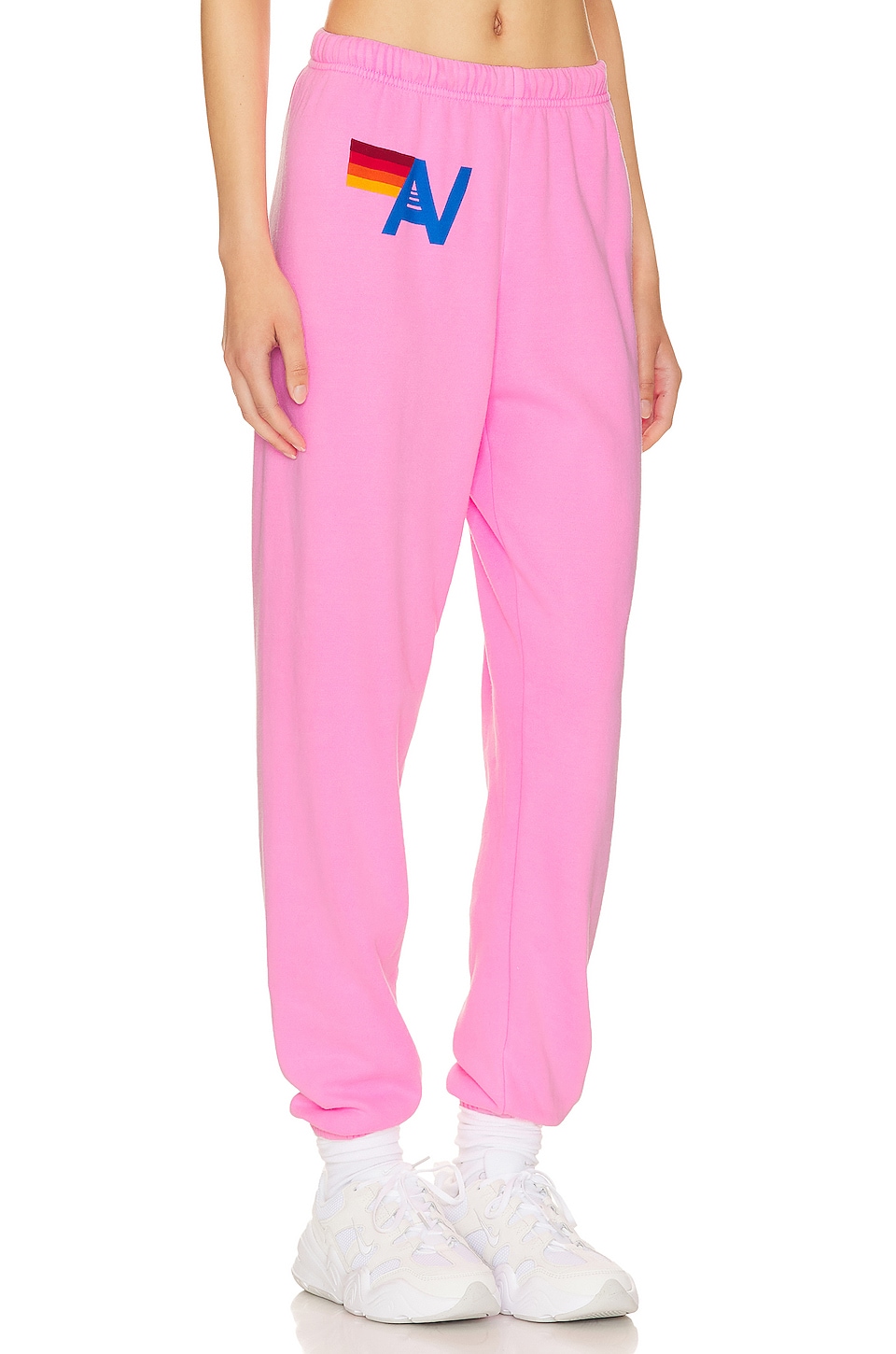 Pink Aviator Nation Sweatpants