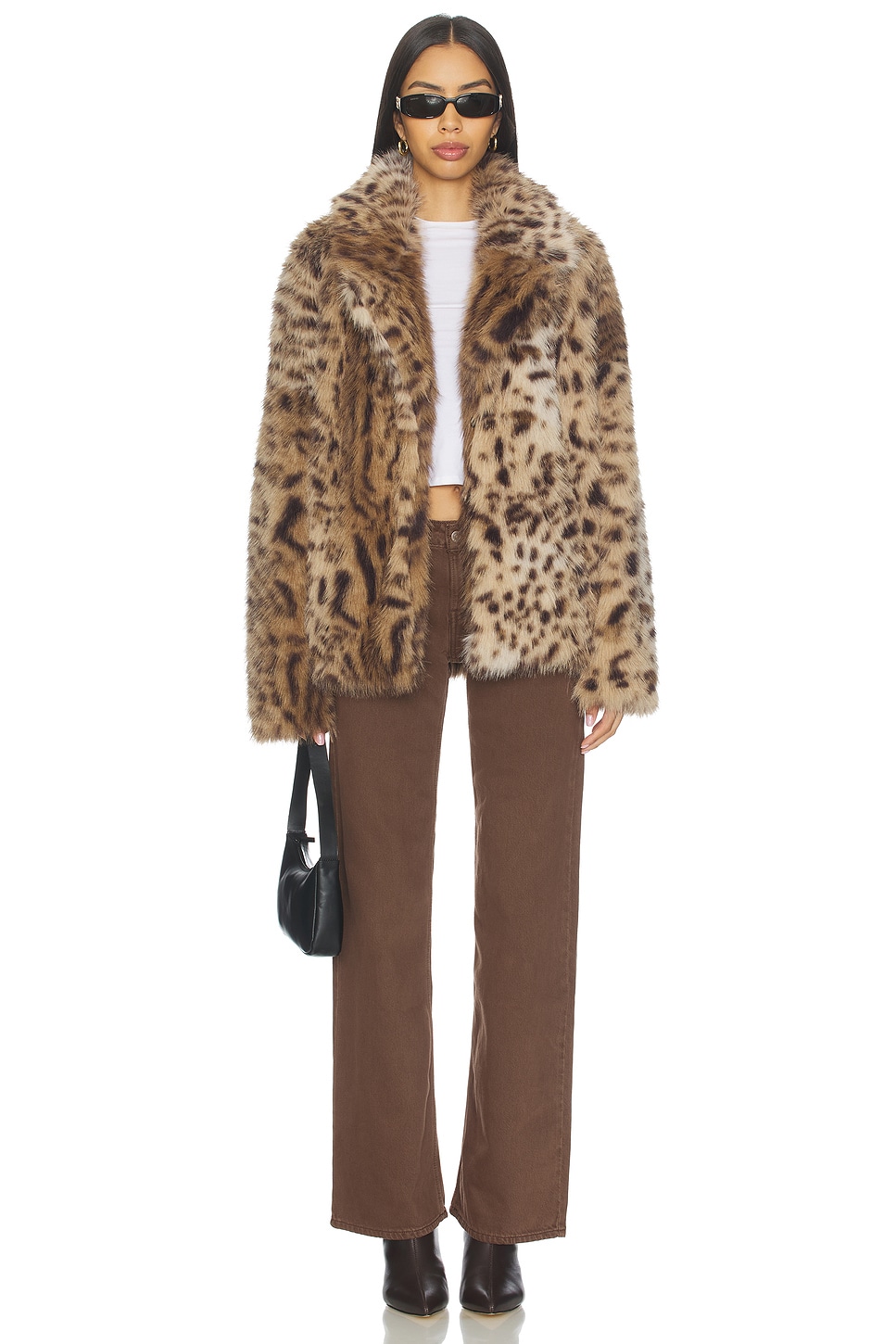 Aniye By Roxette Faux Fur Jacket in Hyena | REVOLVE