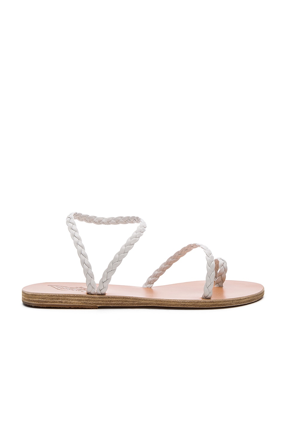 ancient greek sandals white