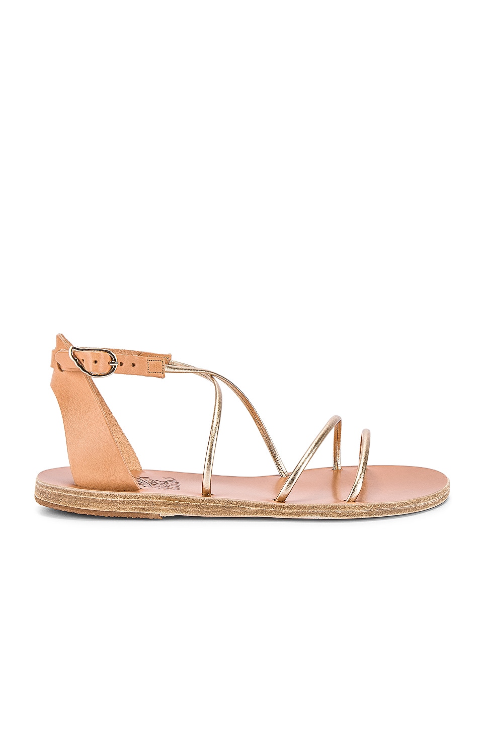 Ancient Greek Sandals Meloivia Sandal in Natural Platinum REVOLVE