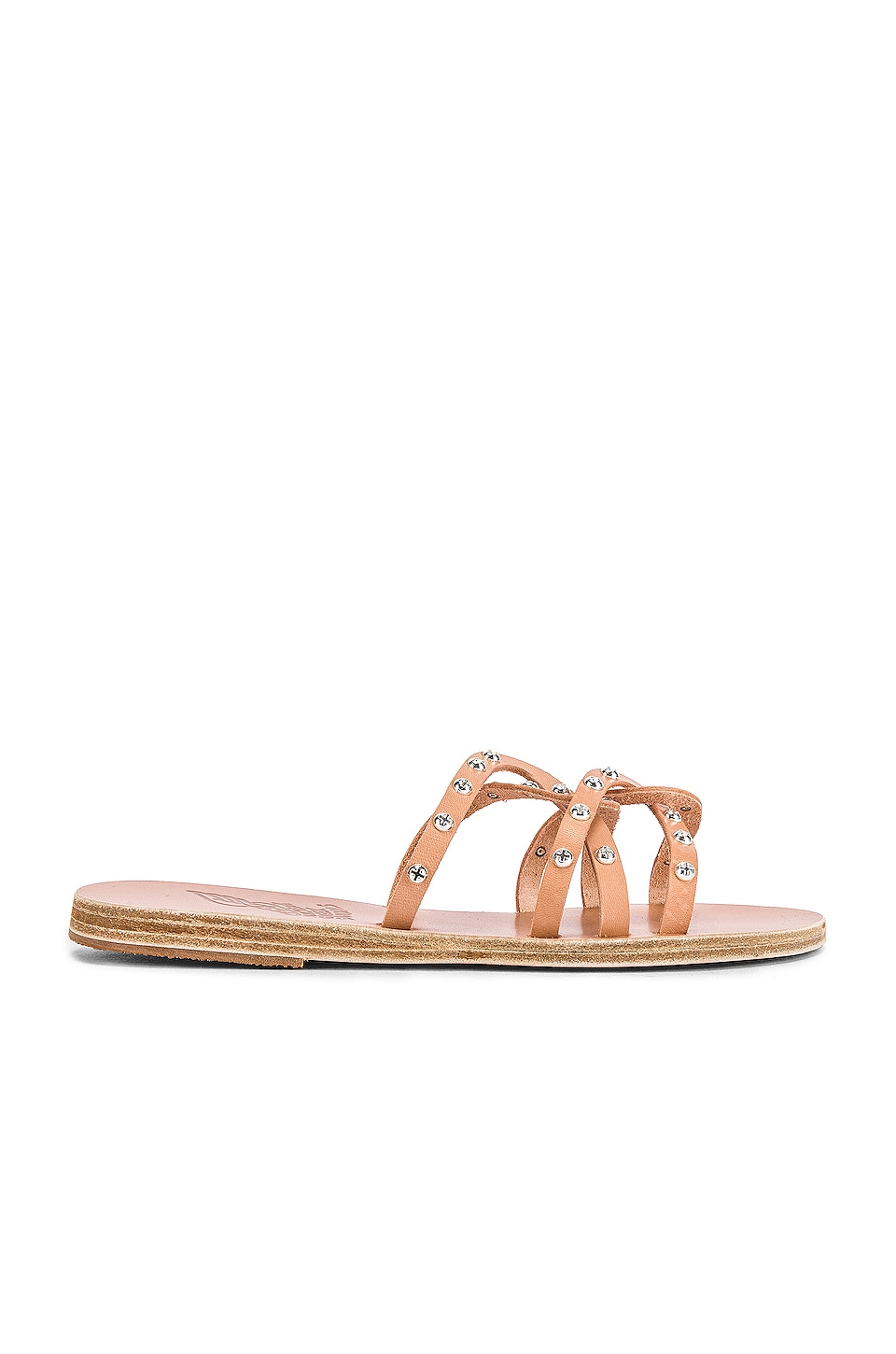 Ancient Greek Sandals Revekka Rivets Sandal in Natural | REVOLVE