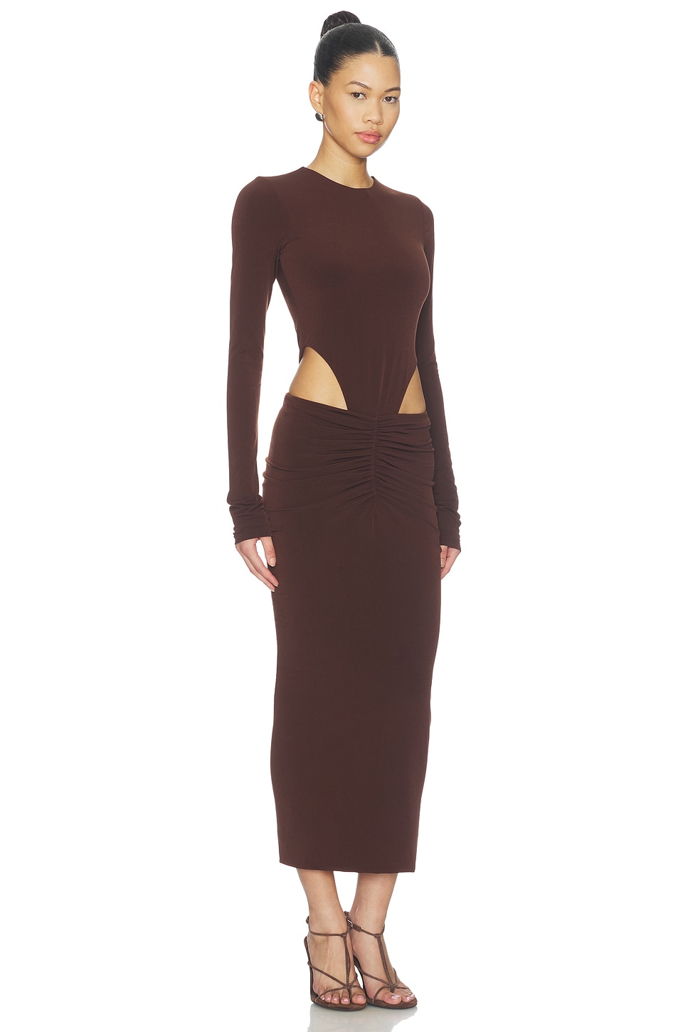 Heloise Cut Out Midi Dress - thumbnail 3