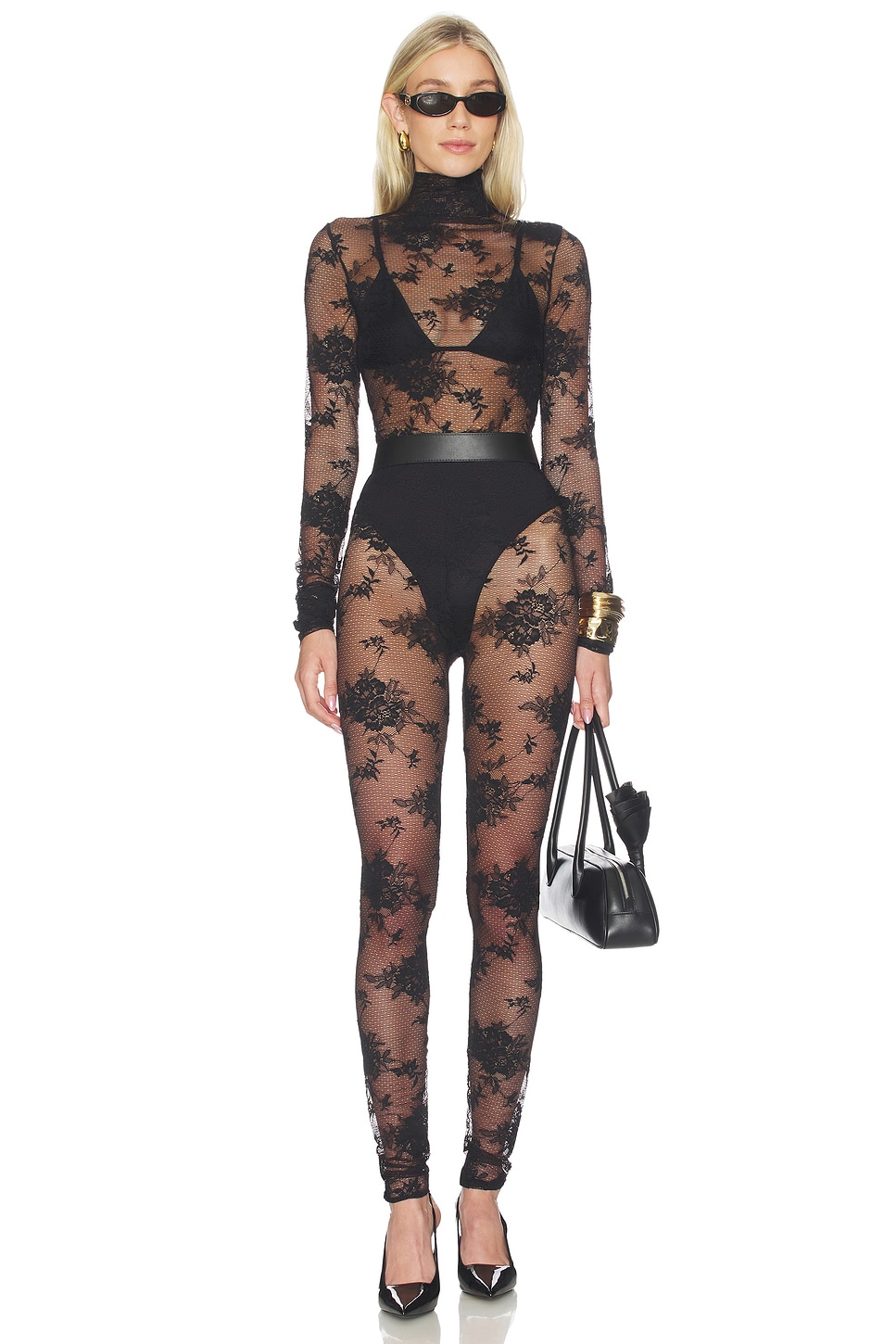 The Andamane Zillah Lace Leggings