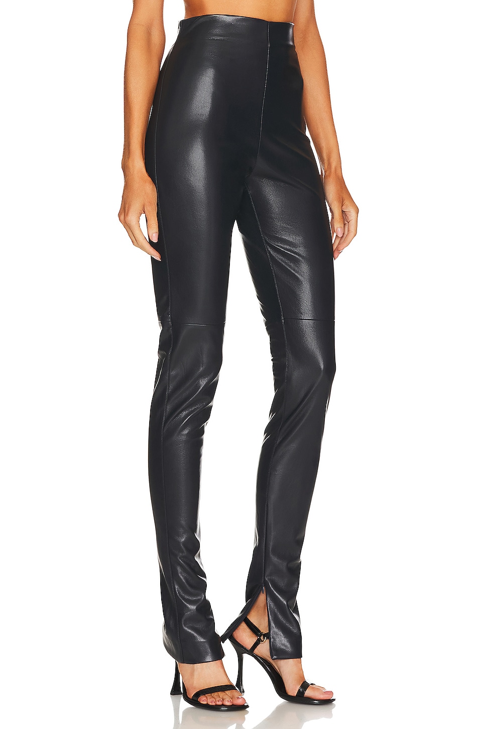 The Andamane Hoola Zipped Leggings in Midnight Blue