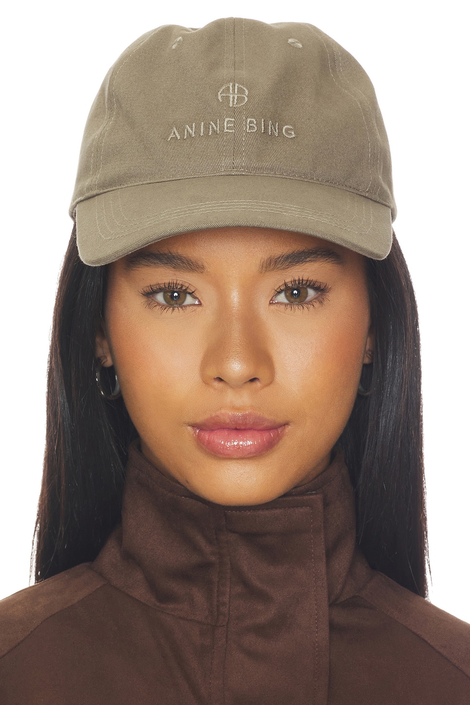 ANINE BING Jeremy Baseball Cap in Sage | REVOLVE