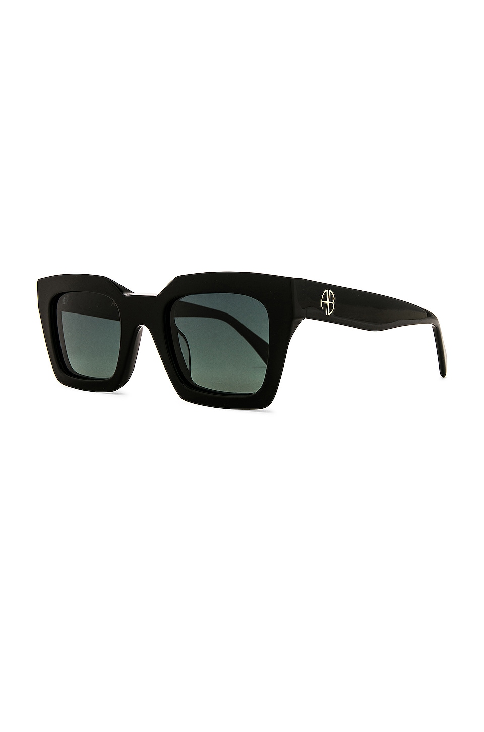ANINE BING Indio Sunglasses in Black | REVOLVE
