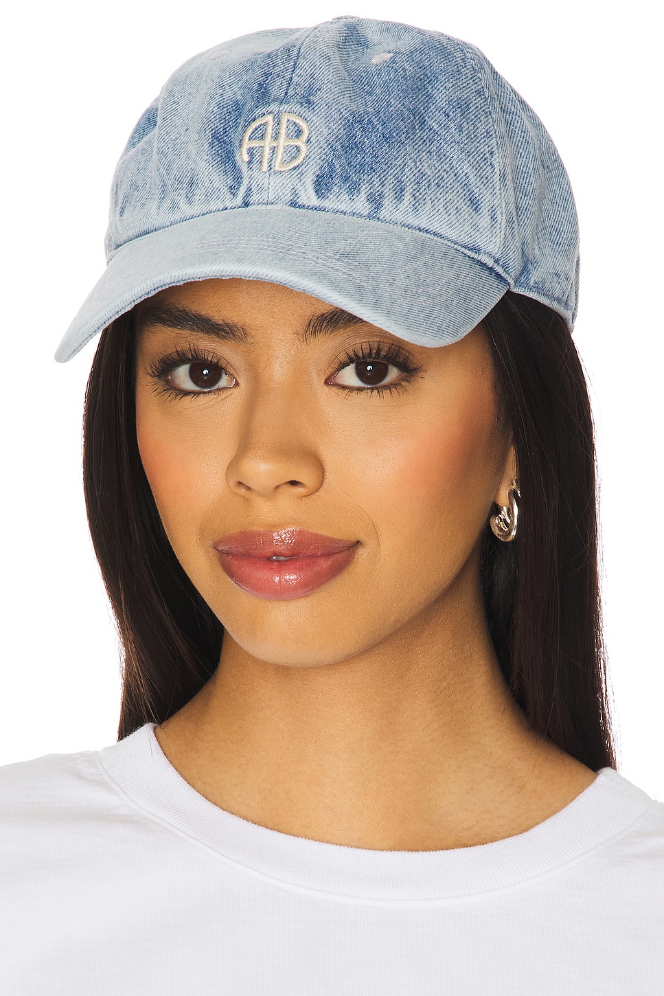 ANINE BING JEREMY ベースボールキャップ - Blue Denim | REVOLVE